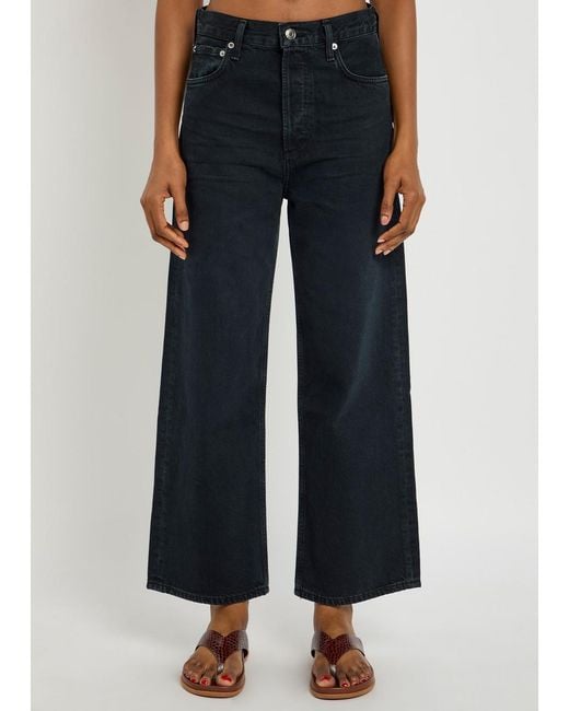 Agolde Blue Ren Wide-Leg Jeans