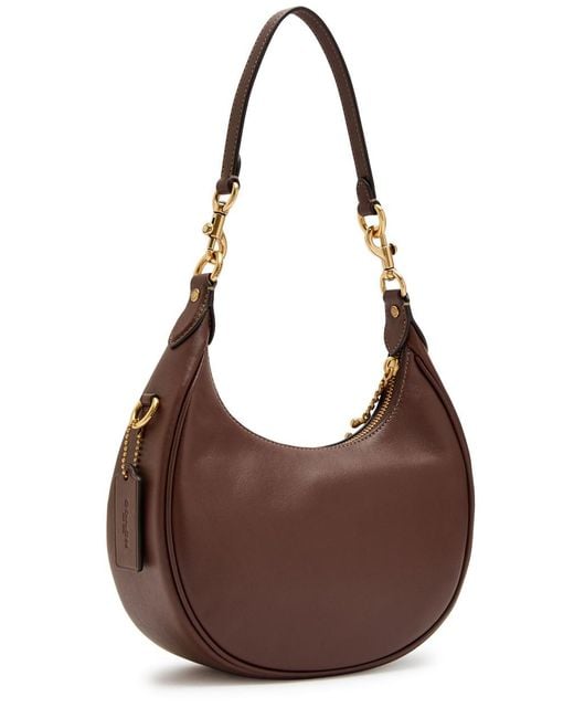 COACH Brown Jonie 22 Leather Shoulder Bag