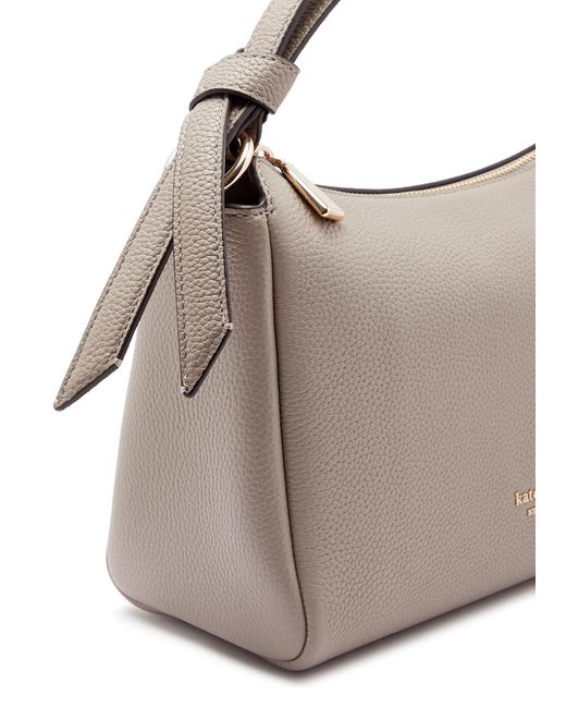 Kate Spade Gray Knott Medium Leather Shoulder Bag