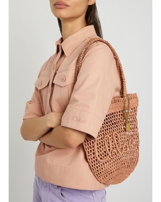 Chloé Pink Cotton-Twill Shirt