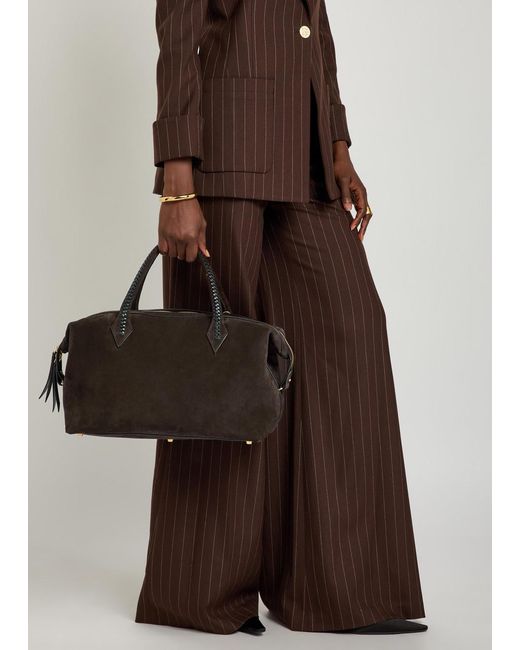 Metier Brown Vérité City Suede Tote Bag