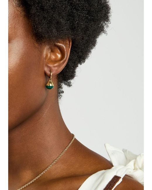 Otiumberg Blue Stilla 14Kt Vermeil Hoop Earrings