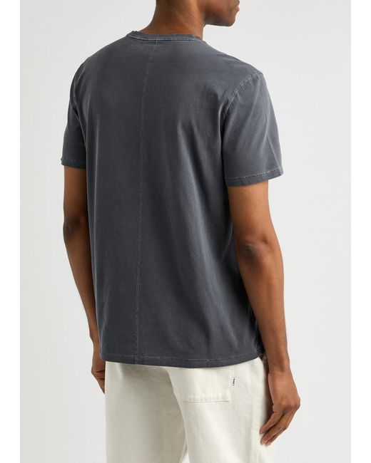 PAIGE Blue Ramierez Cotton T-Shirt for men