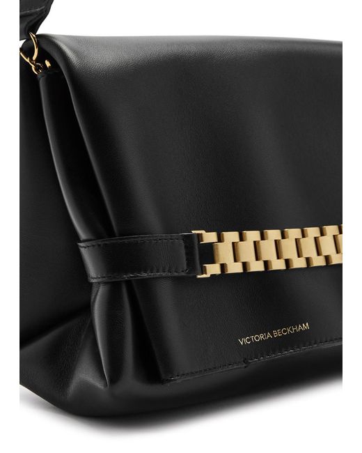 Victoria Beckham Black Chain Leather Pouch