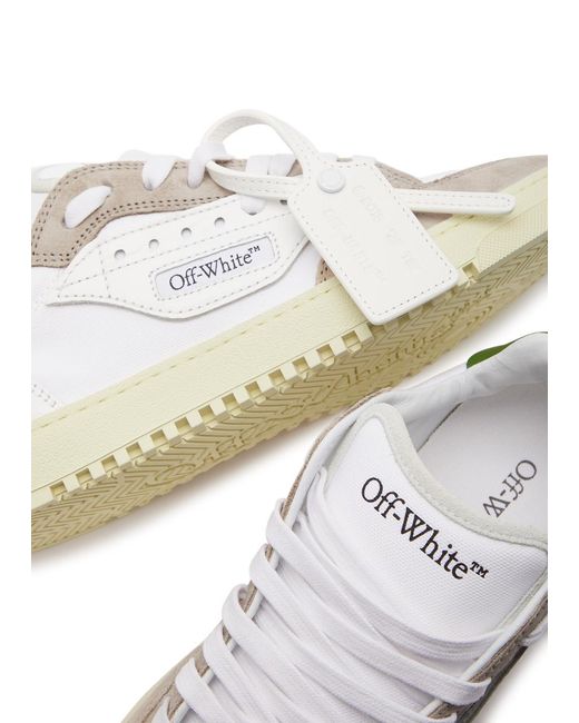 Off-White c/o Virgil Abloh White 5.0 Panelled Canvas Sneakers