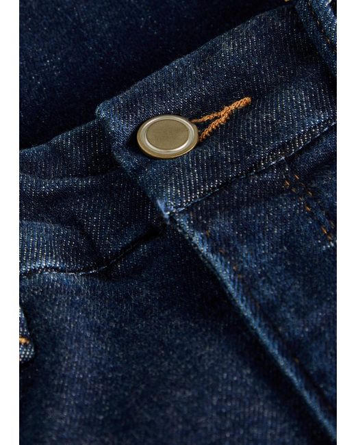 GOOD AMERICAN Blue Good Waist Palazzo Wide-Leg Jeans