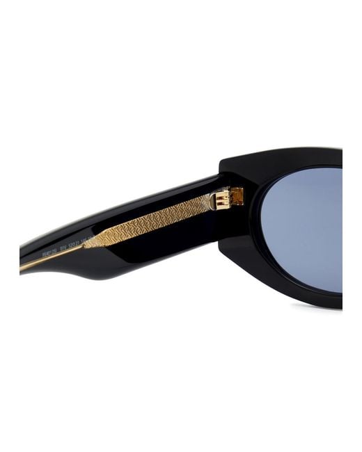 Fendi Blue Roma Oval-frame Sunglasses