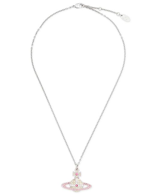 Vivienne Westwood Pink Kika Orb-embellished Necklace