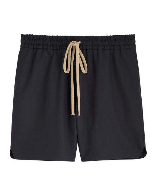 Fear Of God Black Wool Shorts for men