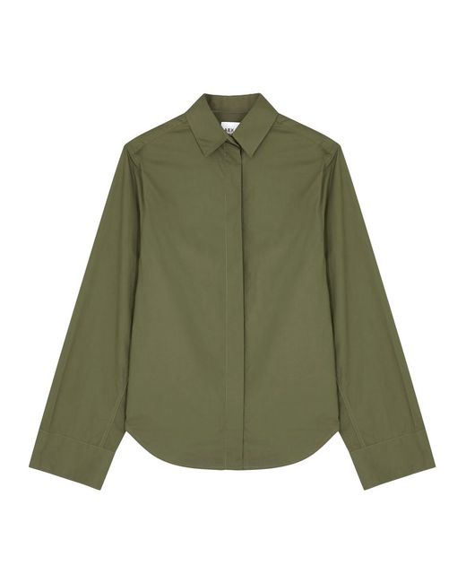 AEXAE Green Cotton-poplin Shirt