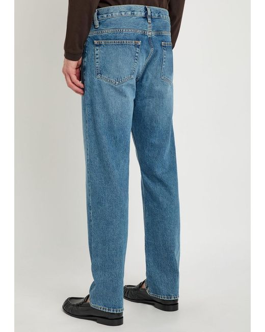 FRAME Blue The Straight-Leg Denim Jeans for men