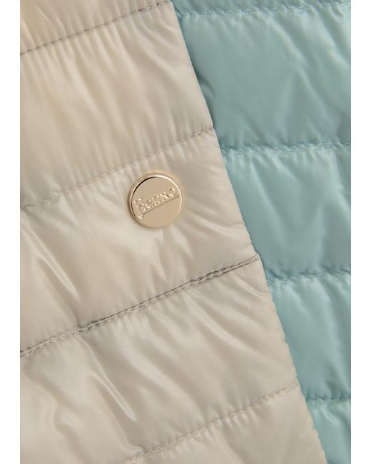Herno Green Reversible Quilted Shell Jacket
