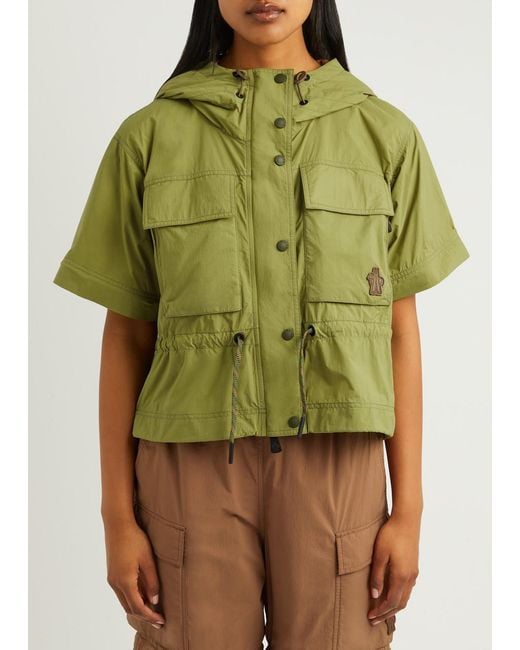 Moncler Green Limosee Shell Jacket