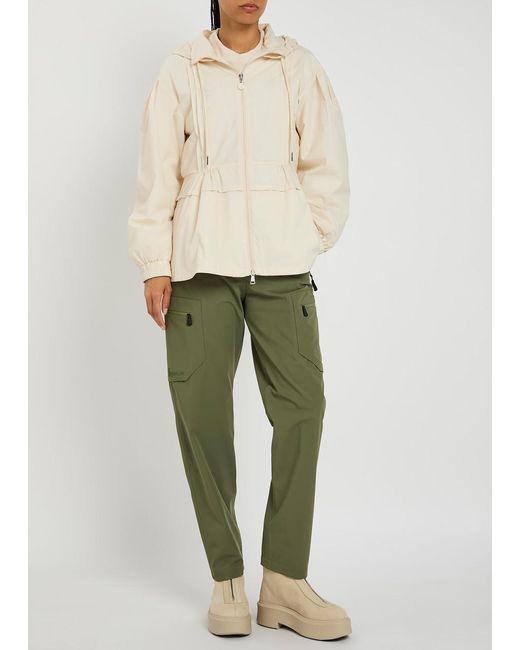 Moncler Natural Vabre Pintuck Shell Jacket