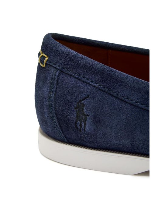 Polo Ralph Lauren Blue Merton Suede Loafers for men