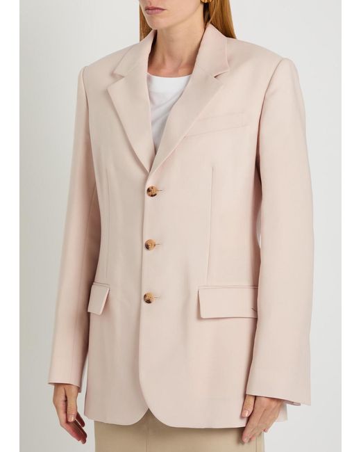 Wardrobe NYC Natural Wool Blazer
