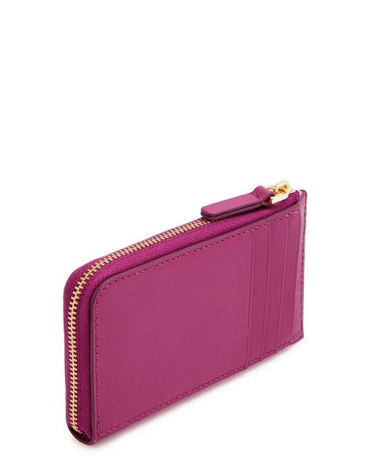 Marc Jacobs Purple The J Marc Leather Wallet