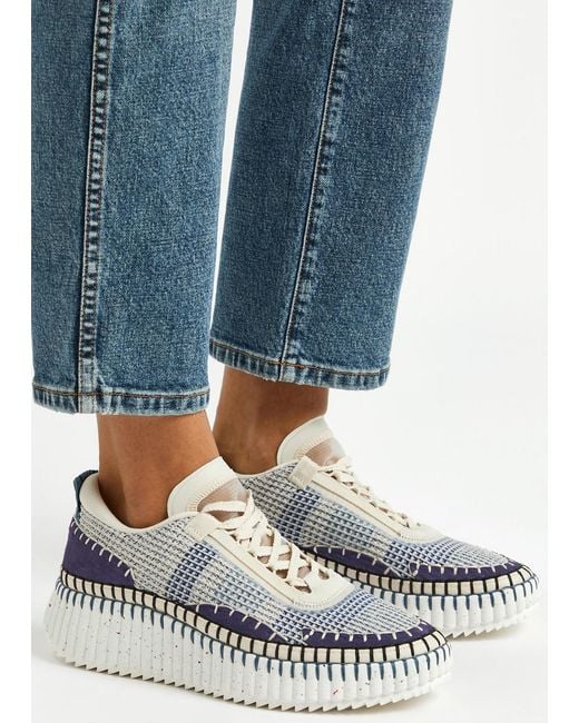 Chloé White Nama Sneaker