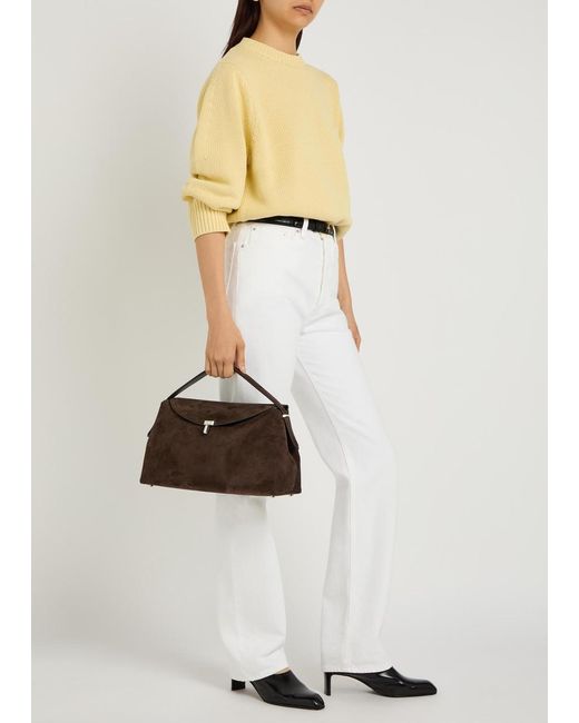 Totême Natural Knitted Cotton-Blend Jumper