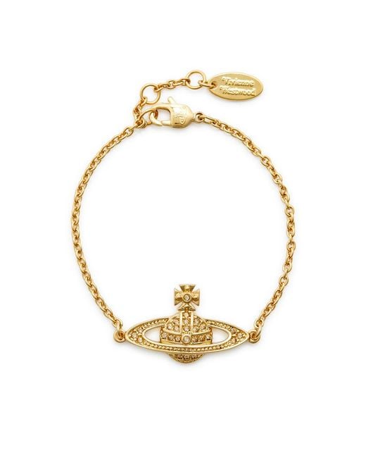 Vivienne Westwood Metallic Mini Bas Relief Orb Bracelet