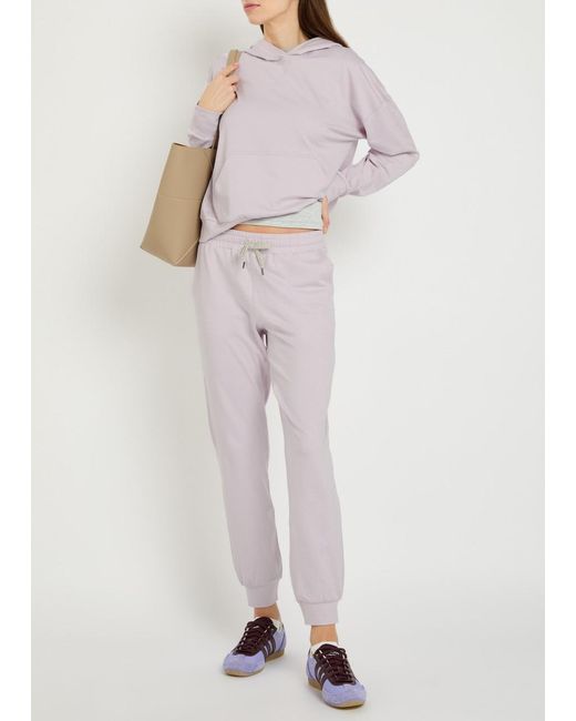 vuori Pink Performance Slubbed-Jersey Sweatpants