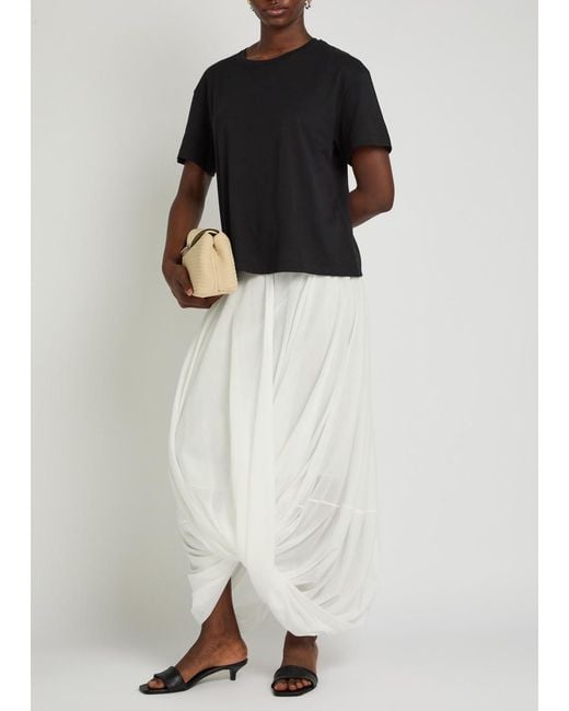 Totême Black Cotton T-Shirt