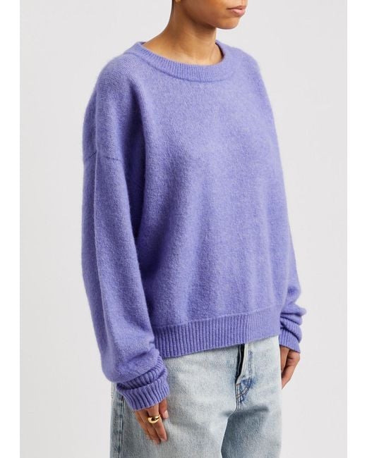 American Vintage Purple Vitow Knitted Jumper