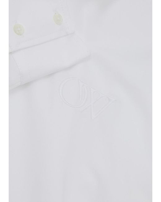 Off-White c/o Virgil Abloh White Off- Layered Cotton-poplin Shirt