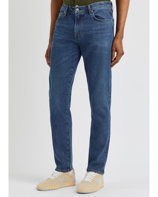 Citizens of Humanity Blue London Slim Tapered-leg Jeans for men
