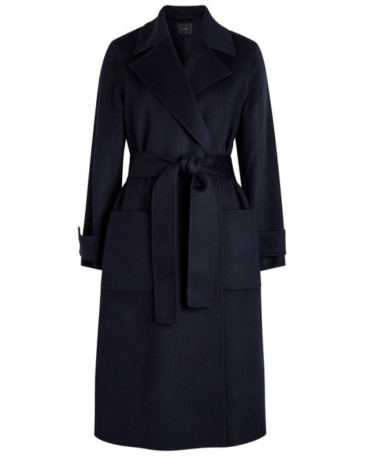 Joseph Blue Arline Wool And Cashmere-Blend Coat