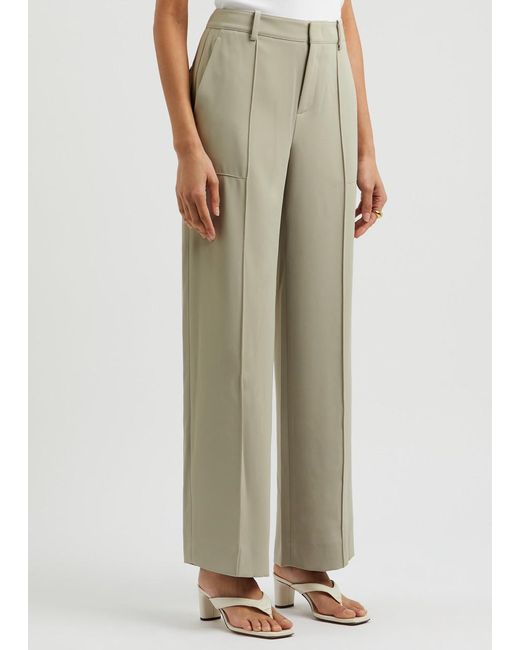 Vince Natural Straight-Leg Trousers