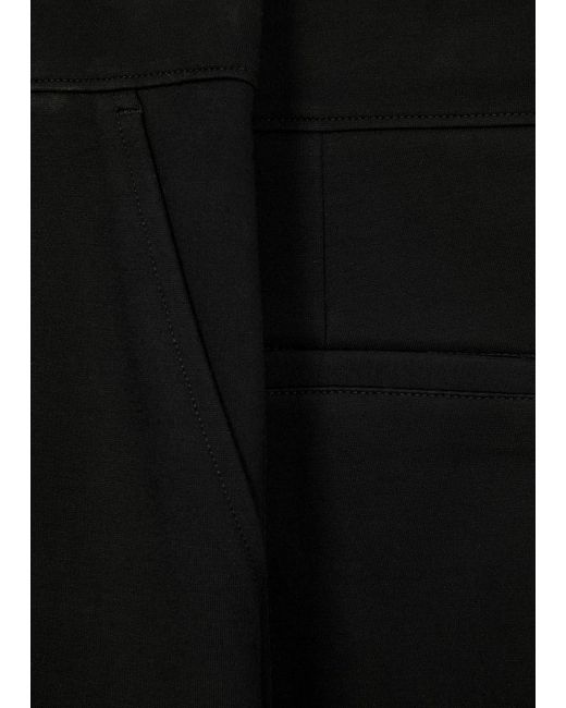 Spanx Black The Perfect Pant Kick-flare Stretch-jersey Trousers