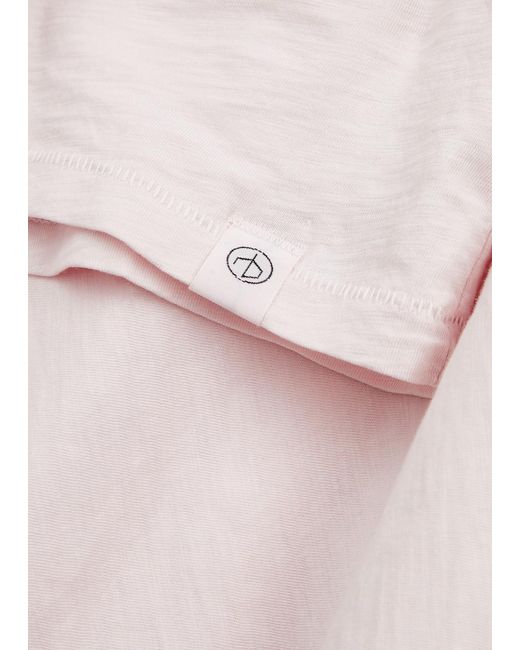 Rag & Bone Pink The Slub Cotton T-shirt
