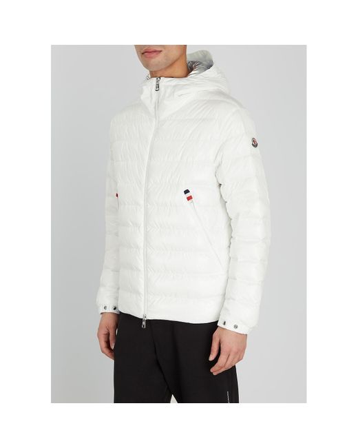 Moncler White Blesle Quilted Shell Jacket, Designer Shell Jacket, 5 for men