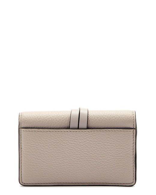 Chloé Black Alphabet Leather Card Holder