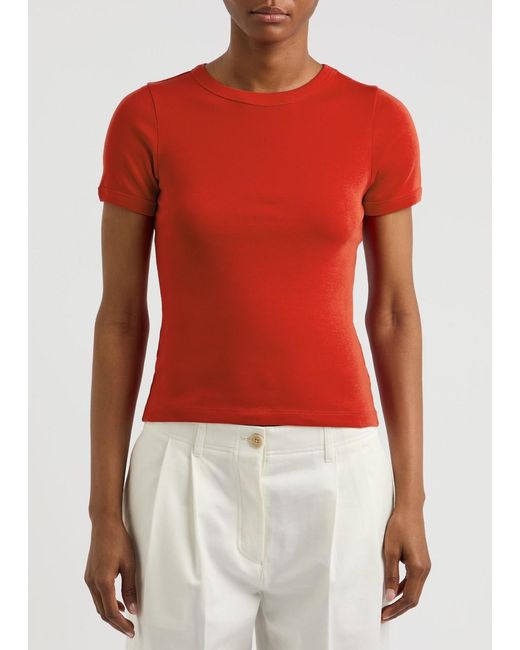 Flore Flore Red Car Cotton T-Shirt