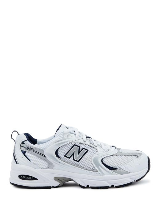 New Balance White Mr530 Panelled Mesh Sneakers