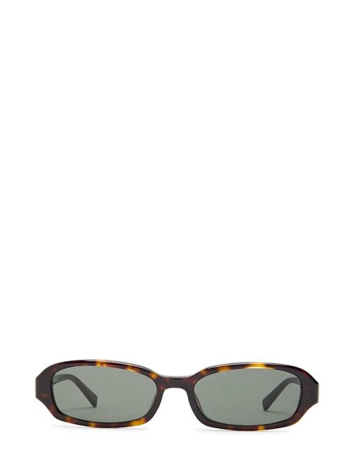 Saint Laurent Multicolor Erin Narrow Rectangle-Frame Sunglasses