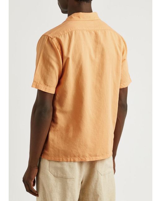 COLORFUL STANDARD Orange Cotton-Blend Shirt for men