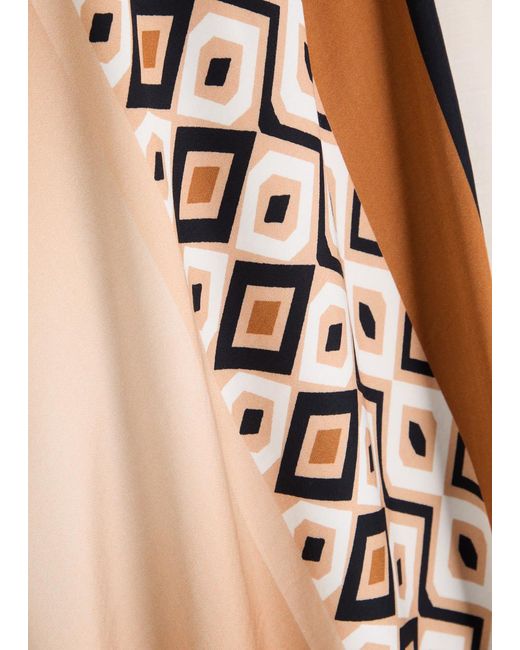 Max Mara Multicolor Dany Printed Satin Robe