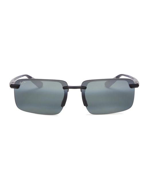 Maui Jim Multicolor Laulima Rimless Rectangle-frame Sunglasses for men