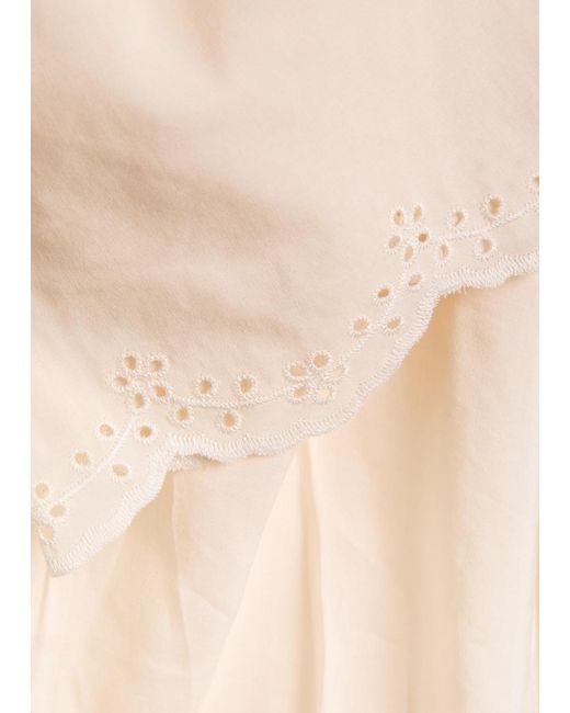 Reformation Natural Willa Cotton-Blend Top And Trousers Set