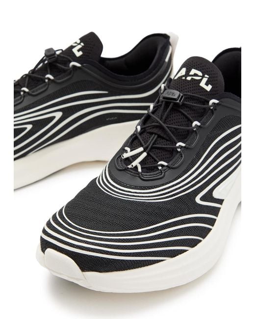 Athletic Propulsion Labs Black Veil Mesh-Knit Sneakers for men