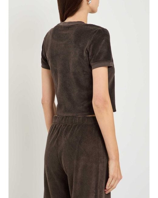 Suzie Kondi Black Carpi Terry T-Shirt