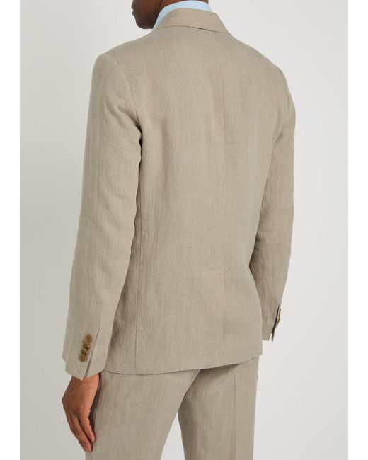 Sunspel Natural Linen Blazer for men