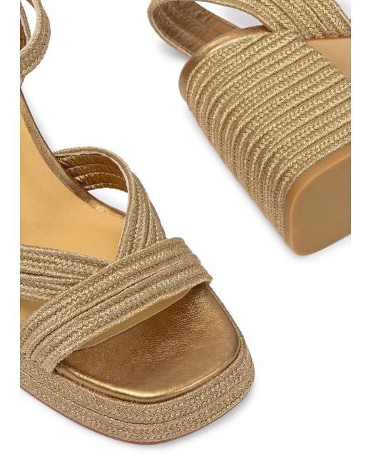 Castaner Valle Metallic Platform Sandals
