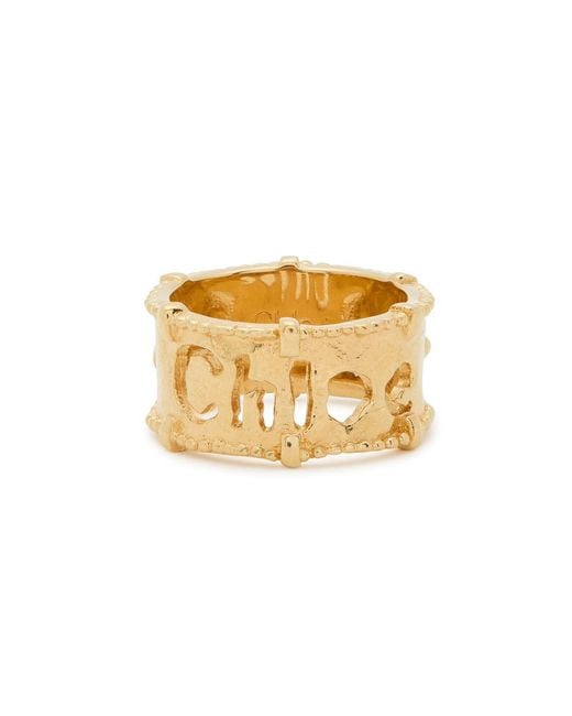 Chloé Metallic The Chloé Medals Ring