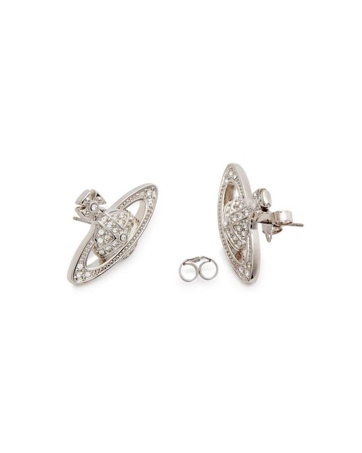 Vivienne westwood jewellery bas deals relief orb earrings