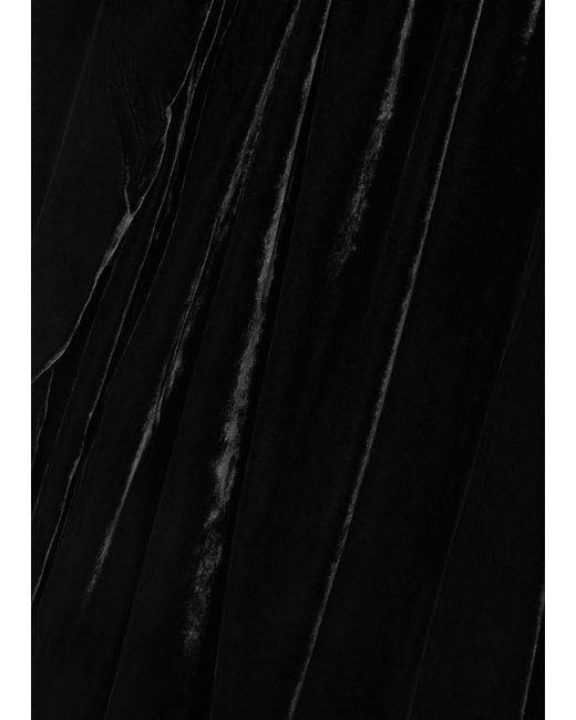Eileen Fisher Black Velvet Mini Dress