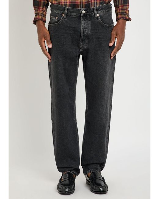 Saint Laurent Blue Mick Straight-Leg Jeans for men